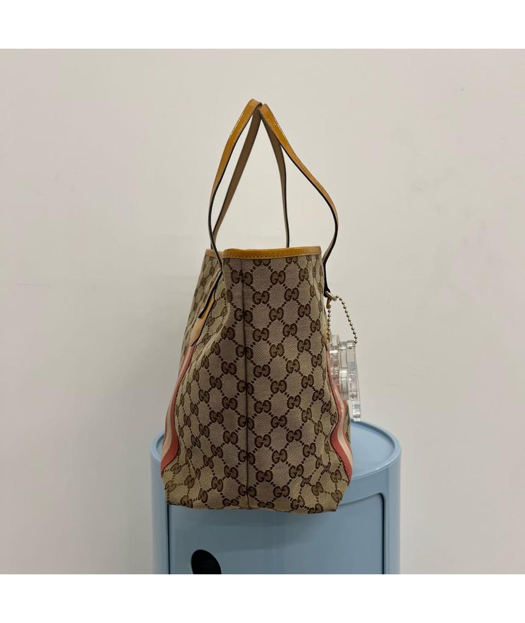 GUCCI Бежевая сумка с короткими ручками, фото 4