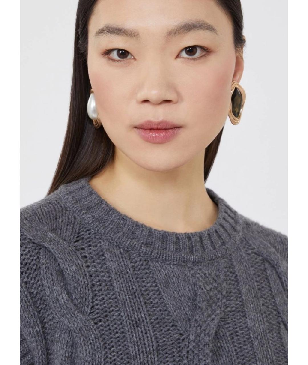 MAX MARA Золотые металлические клипсы, фото 3