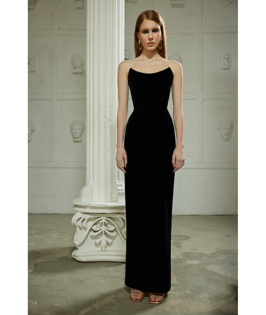 RASARIO Красное бархатное вечернее платье, фото 3