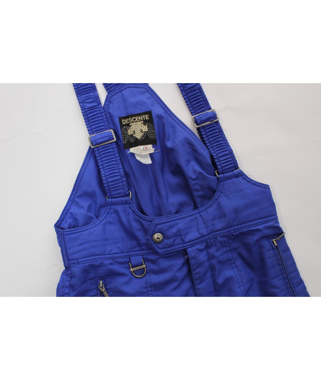 DESCENTE Синий полиэстеровый спортивный костюм, фото 4