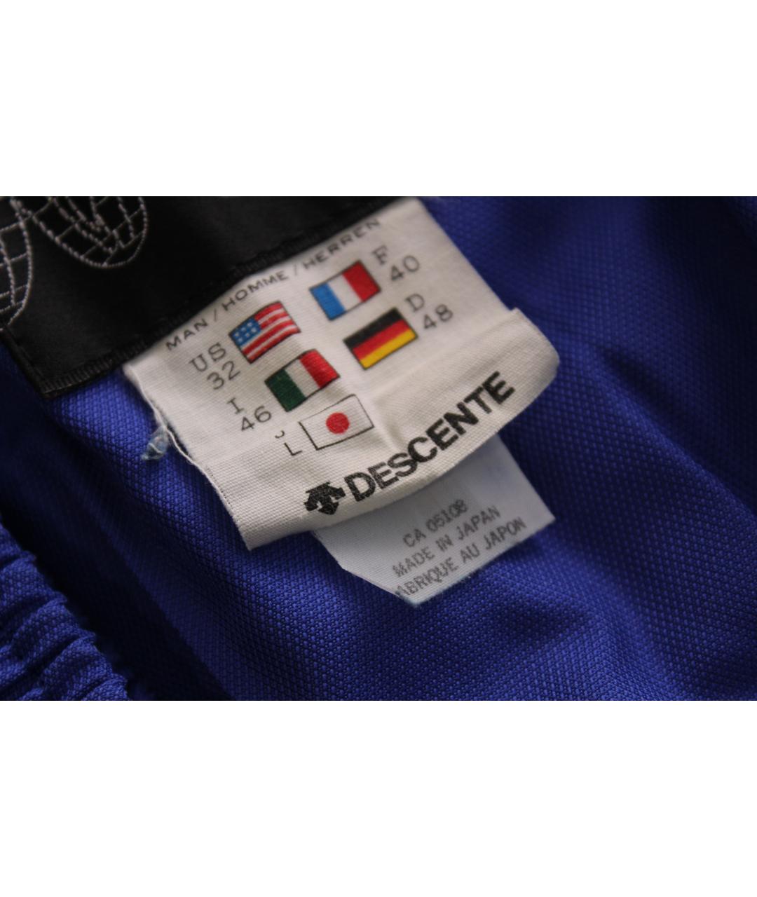 DESCENTE Синий полиэстеровый спортивный костюм, фото 5