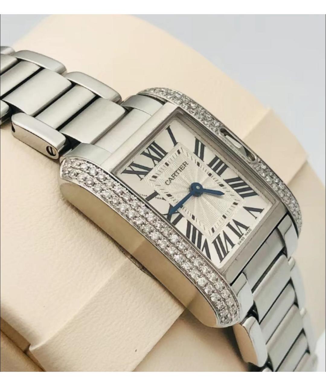 CARTIER Серебряные металлические часы, фото 4