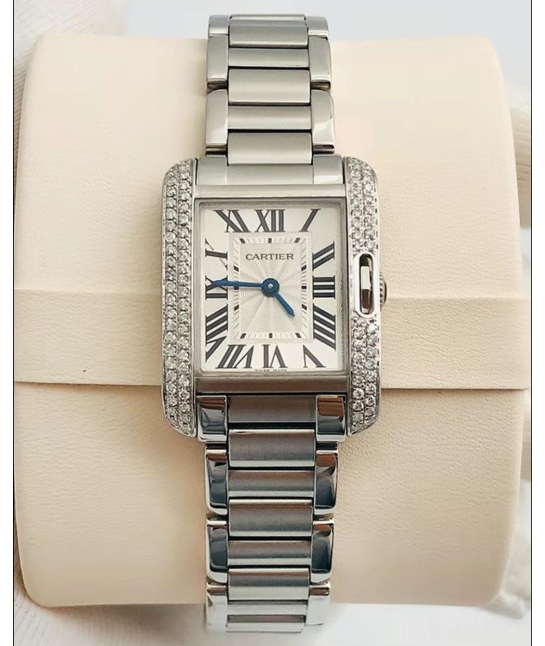 CARTIER Серебряные металлические часы, фото 5