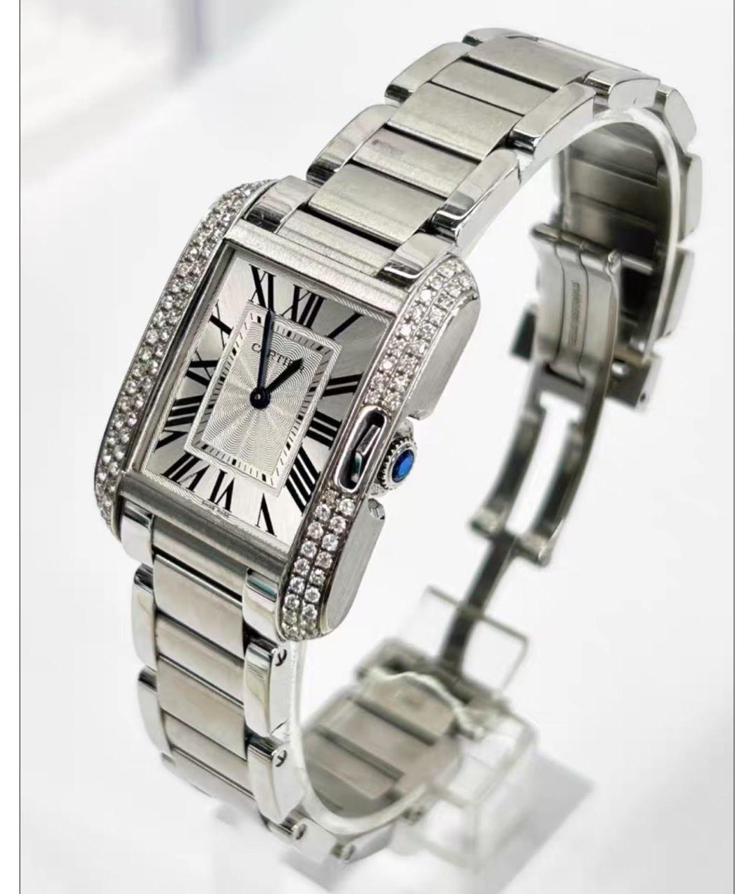 CARTIER Серебряные металлические часы, фото 6