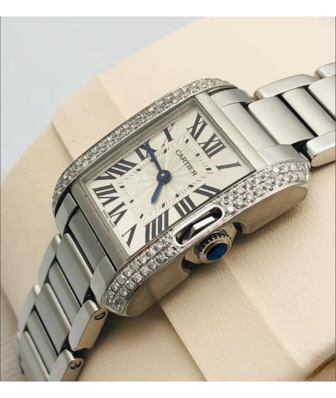 CARTIER Серебряные металлические часы, фото 3
