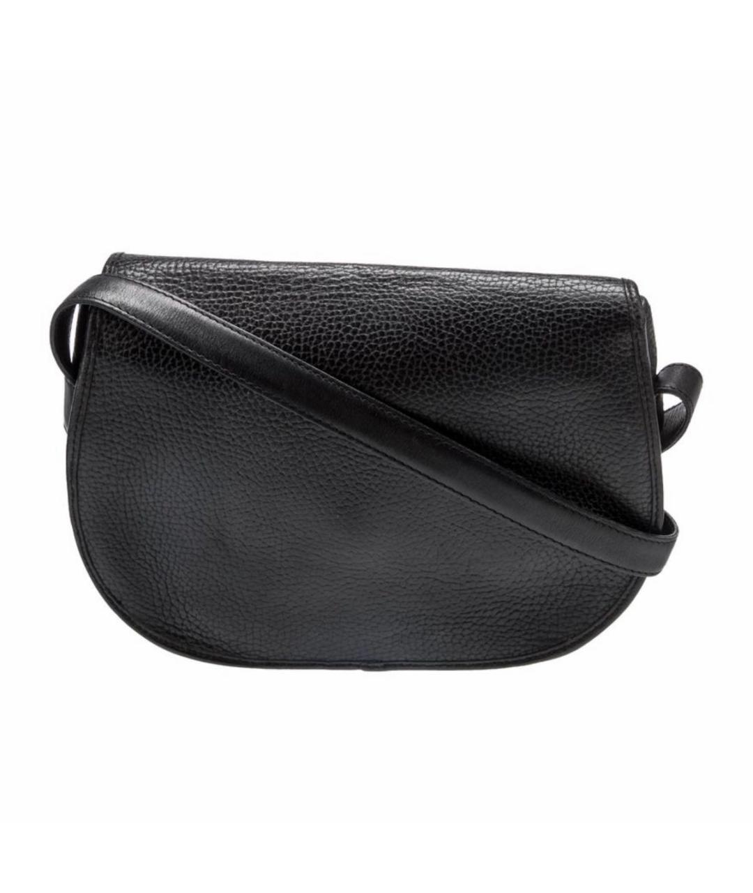 CHRISTIAN DIOR Черная кожаная сумка через плечо, фото 3