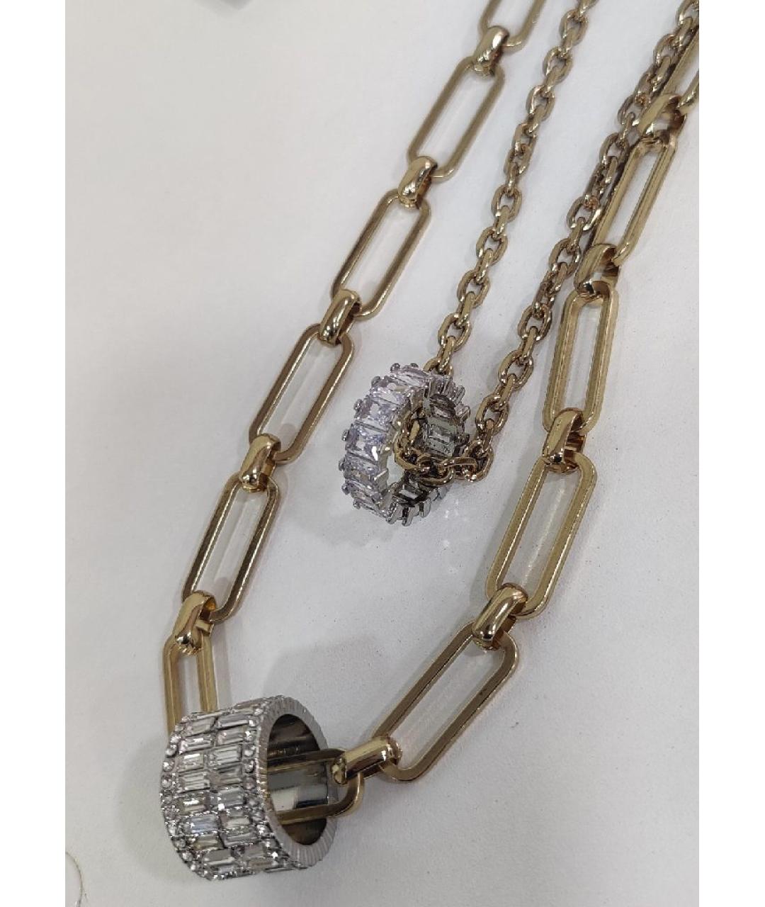 MAX MARA Золотое металлическое колье, фото 5