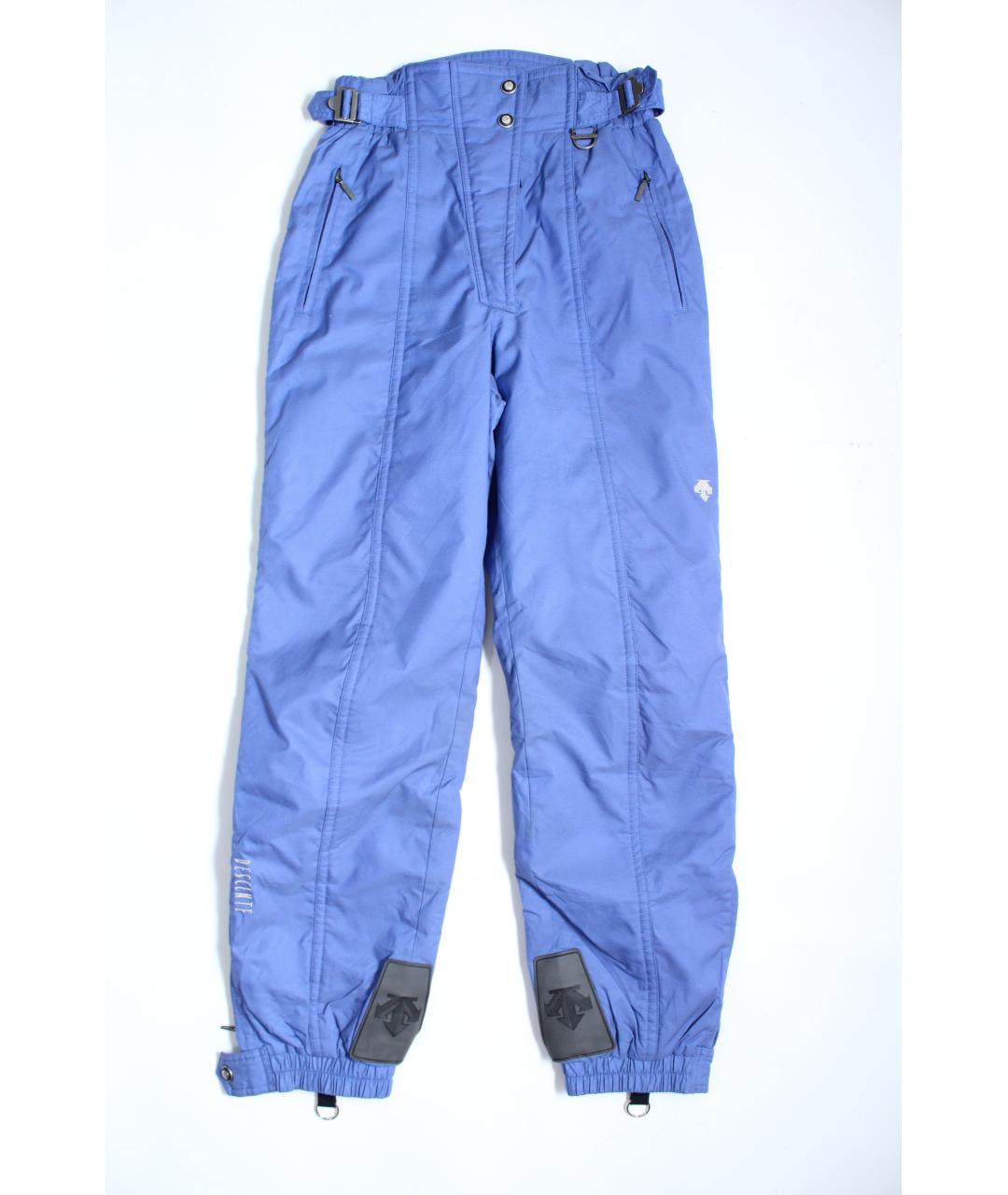 DESCENTE Голубые полиэстеровые спортивные брюки и шорты, фото 2