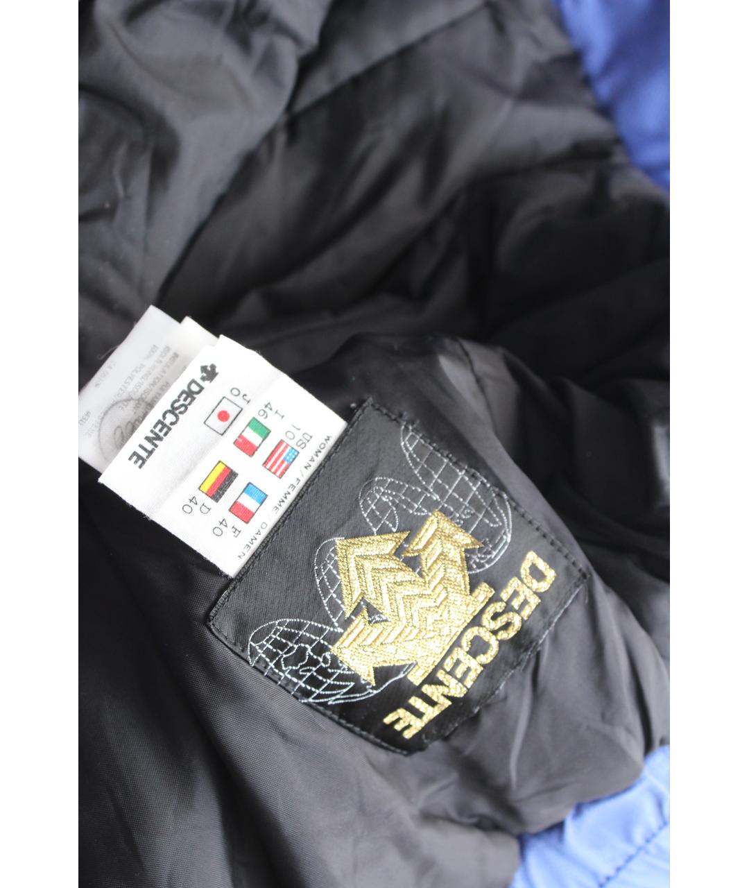 DESCENTE Голубые полиэстеровые спортивные брюки и шорты, фото 8