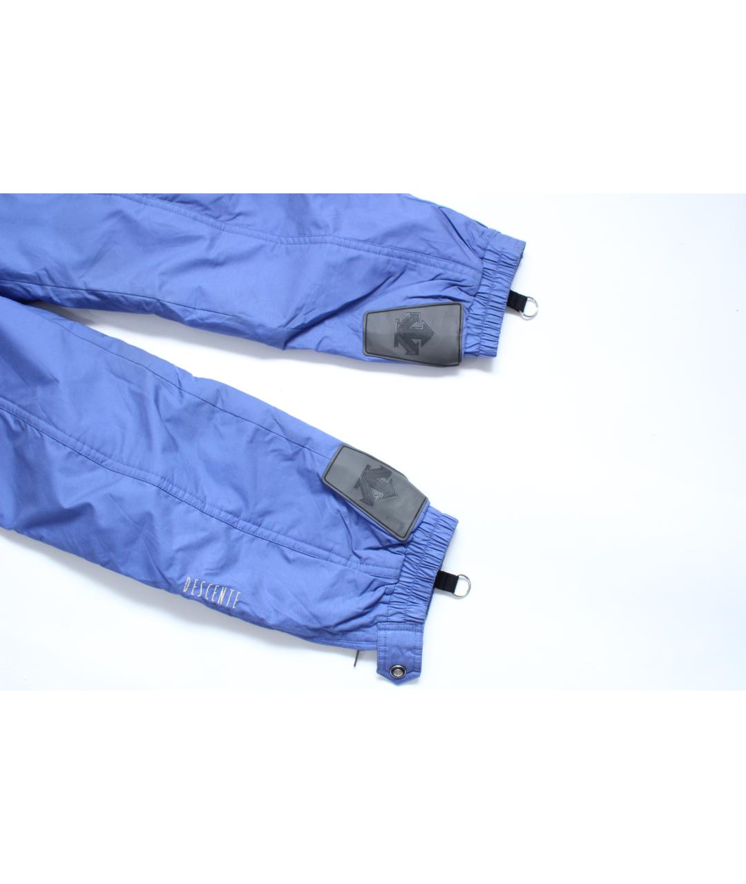 DESCENTE Голубые полиэстеровые спортивные брюки и шорты, фото 4