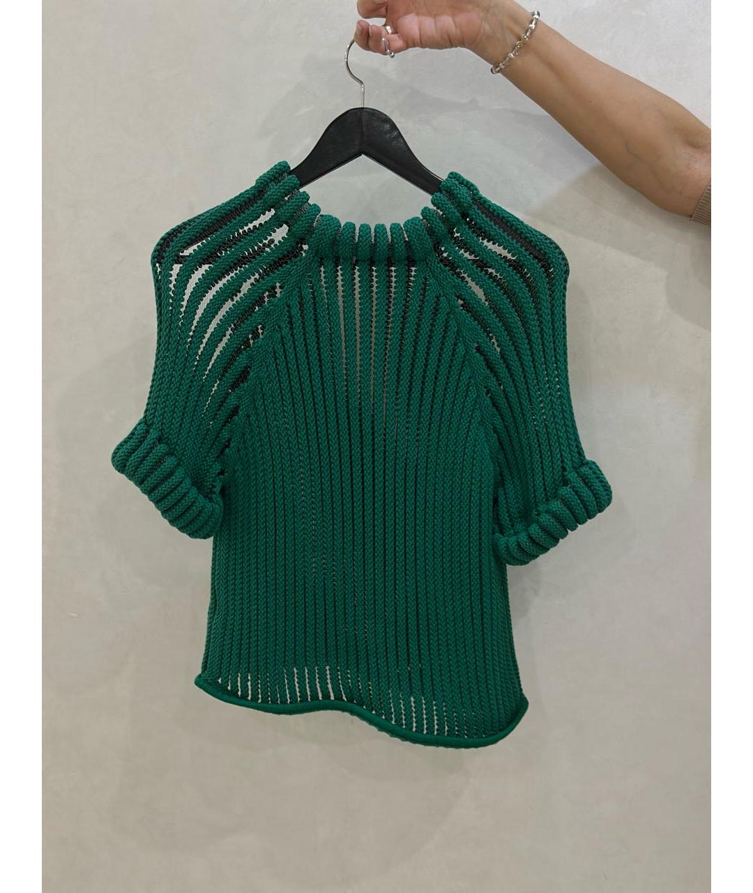 SPORTMAX Зеленая жилетка, фото 3