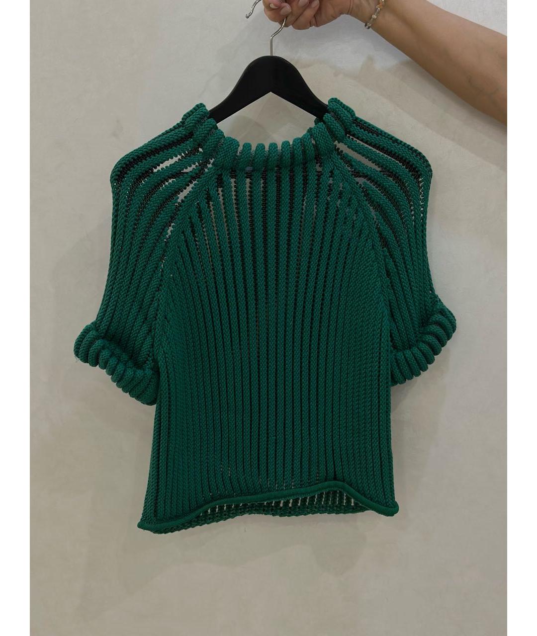 SPORTMAX Зеленая жилетка, фото 5