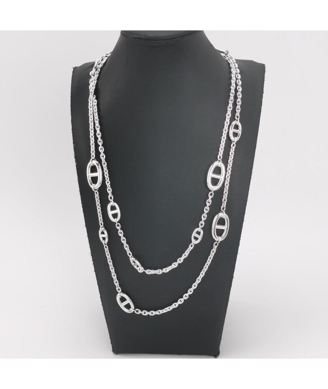 HERMES Серебряная серебряная цепочка, фото 2