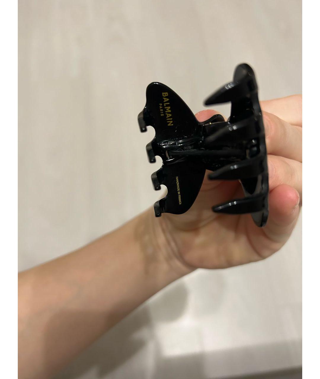BALMAIN Черная заколка, фото 2