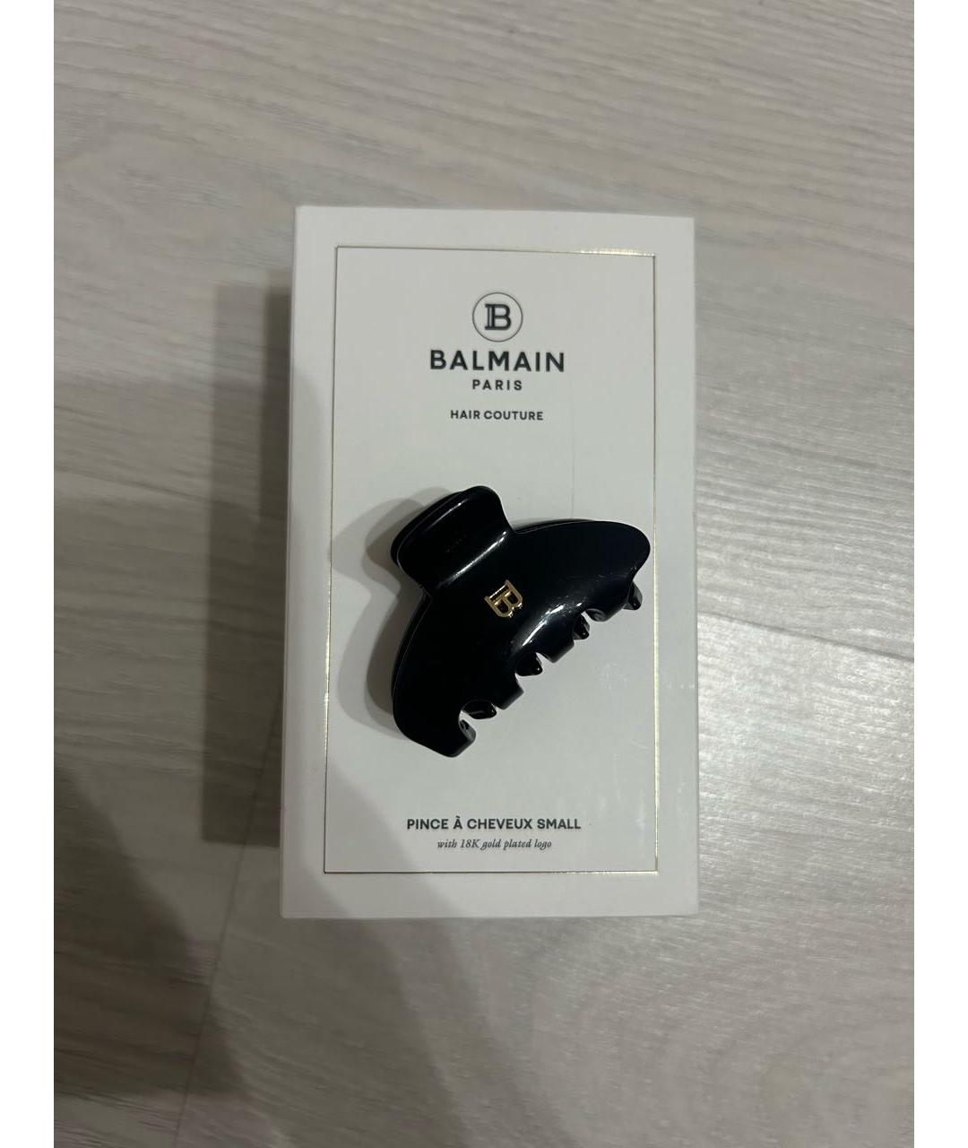 BALMAIN Черная заколка, фото 4