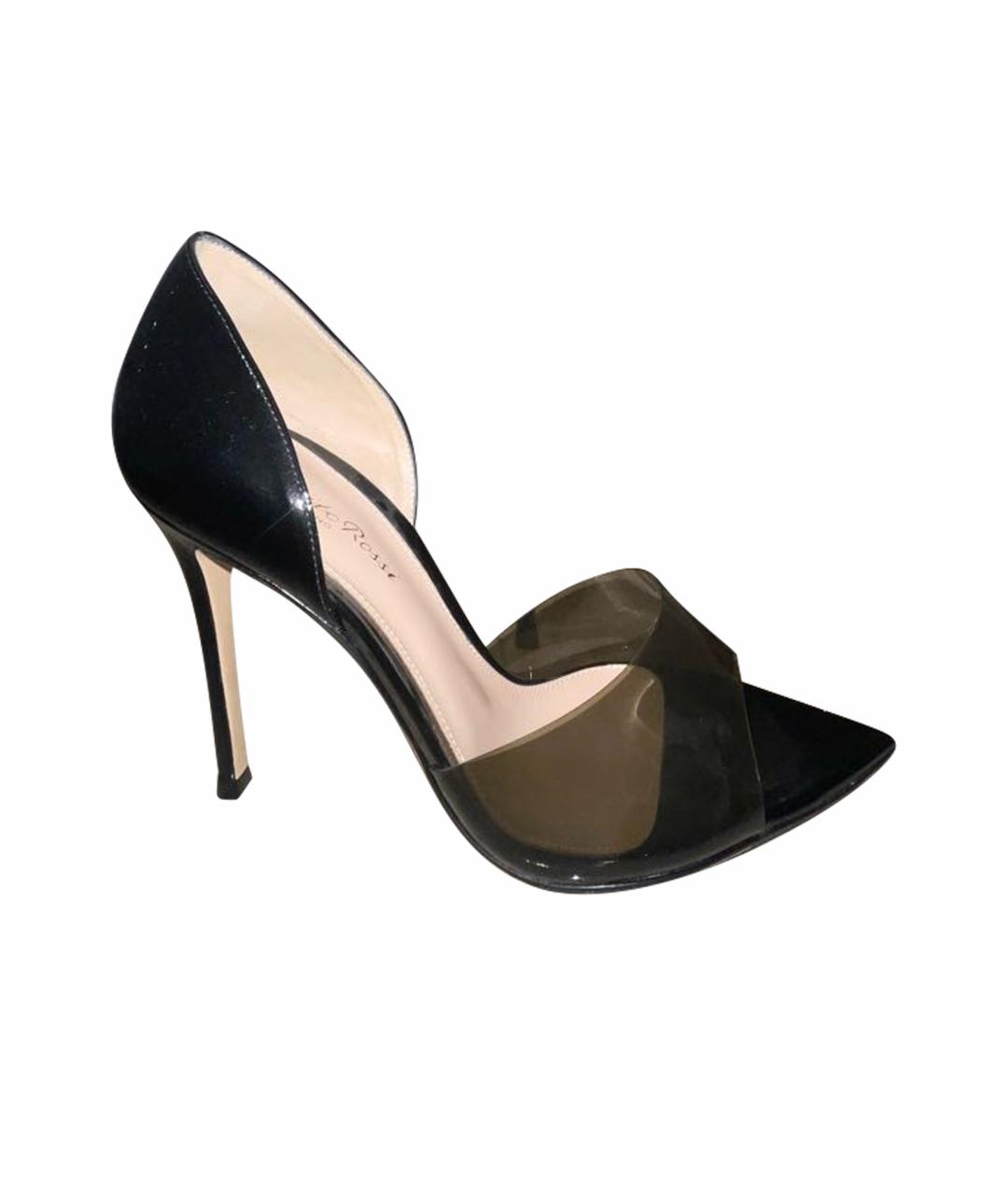 GIANVITO ROSSI Черные туфли из лакированной кожи, фото 1