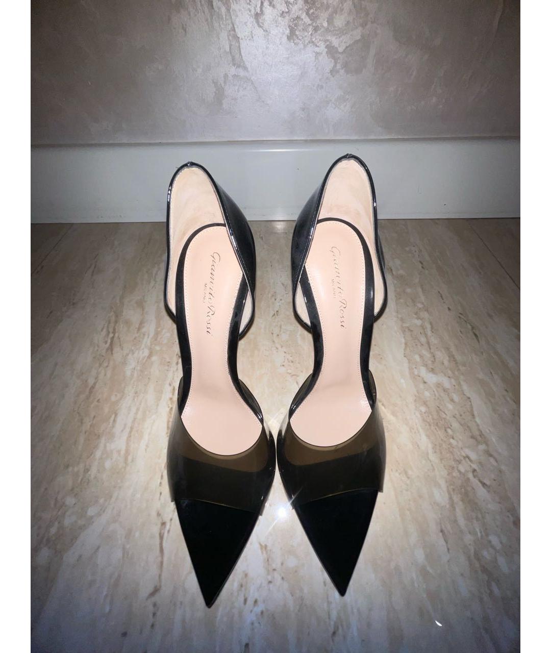 GIANVITO ROSSI Черные туфли из лакированной кожи, фото 2