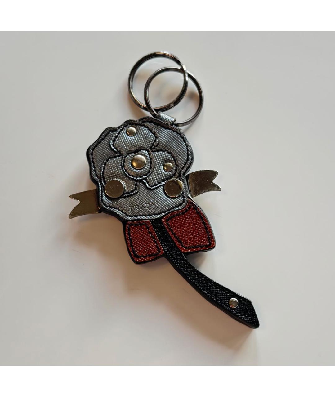 PRADA Серый брелок, фото 5