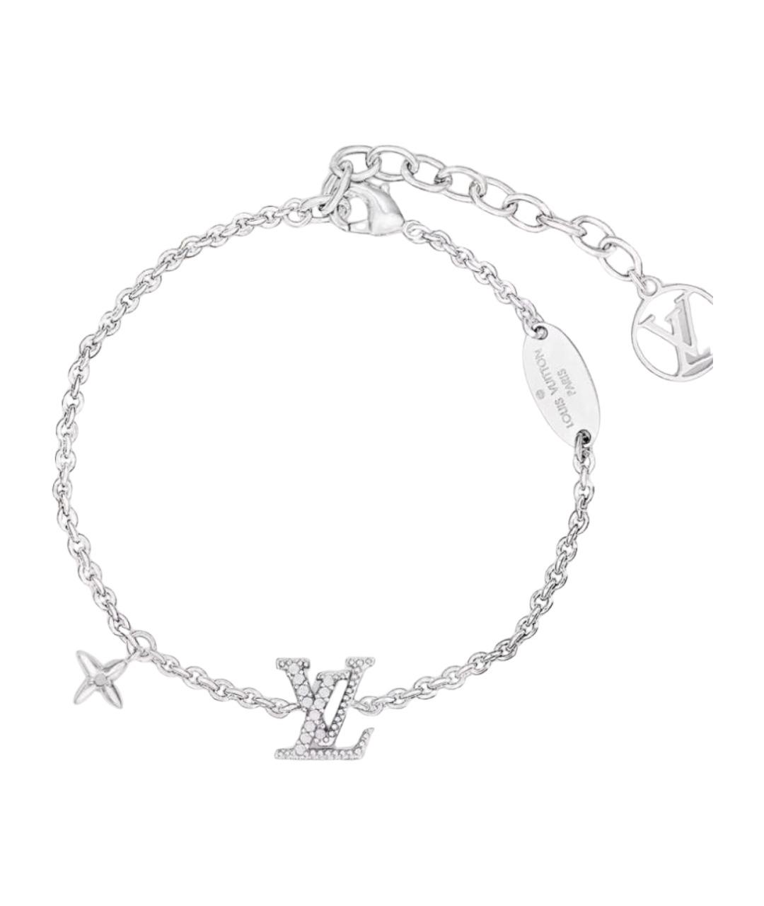 LOUIS VUITTON Серебрянный металлический браслет, фото 1