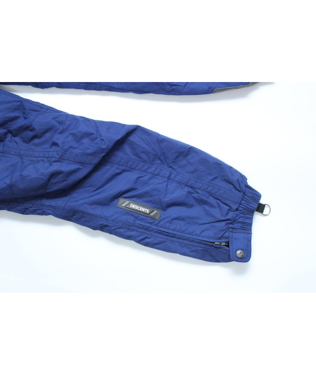 DESCENTE Синий полиэстеровый спортивный костюм, фото 4
