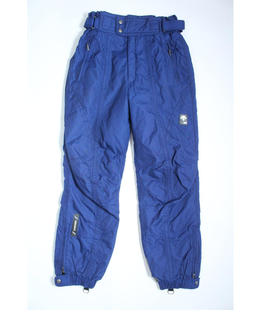 DESCENTE Синий полиэстеровый спортивный костюм, фото 10