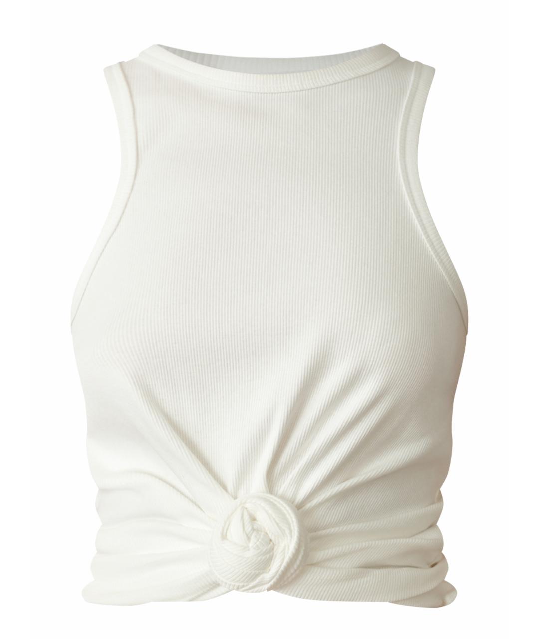 MAGDA BUTRYM Белая хлопковая майка, фото 1