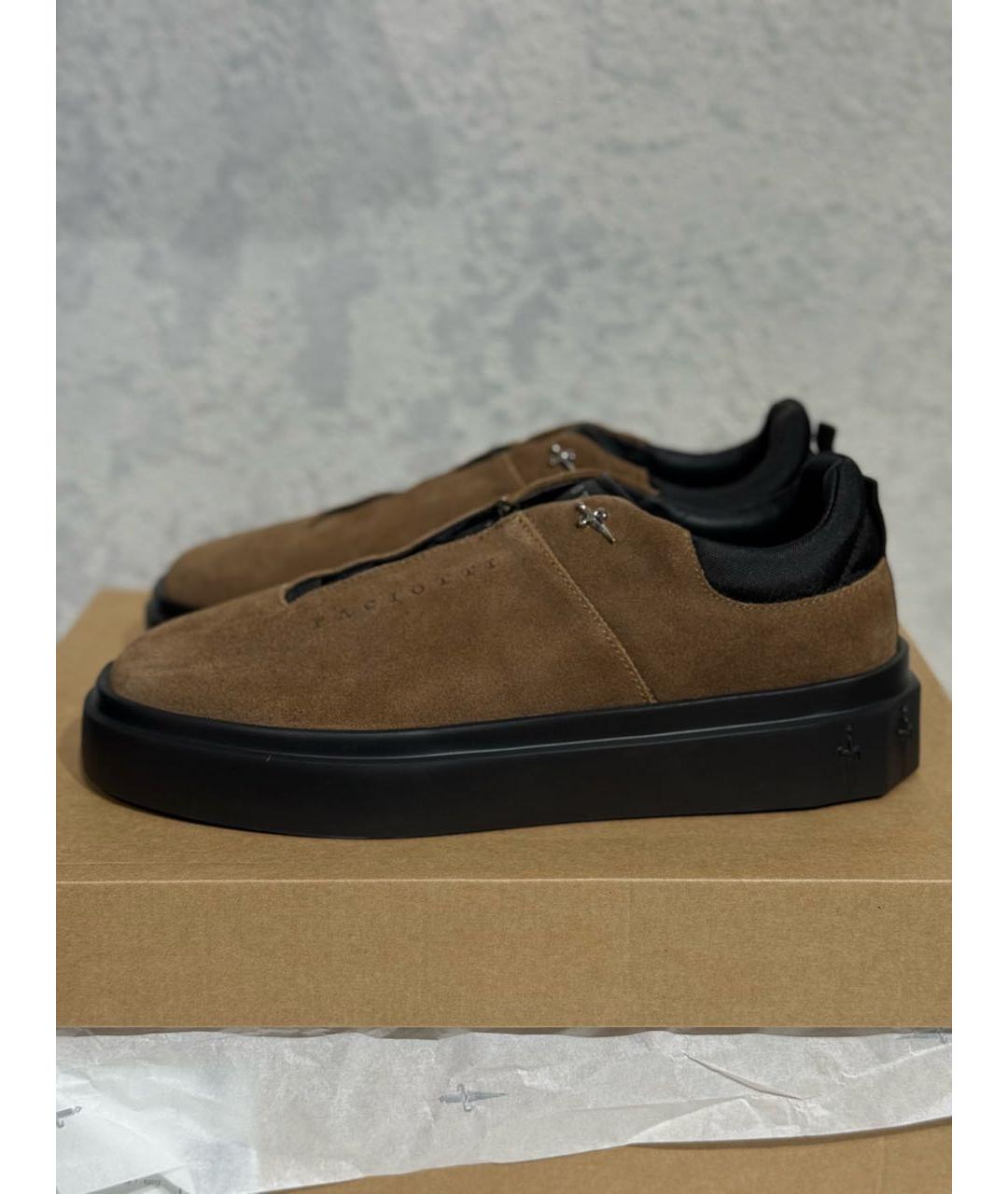 CESARE PACIOTTI Замшевые низкие кроссовки / кеды, фото 8