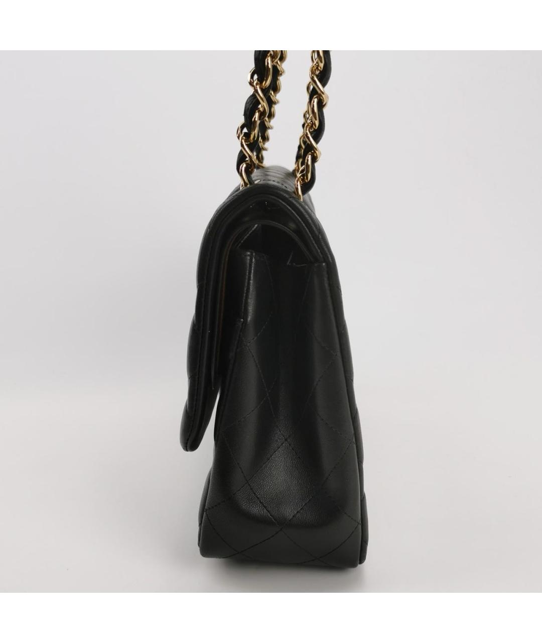 CHANEL Черная кожаная сумка через плечо, фото 3