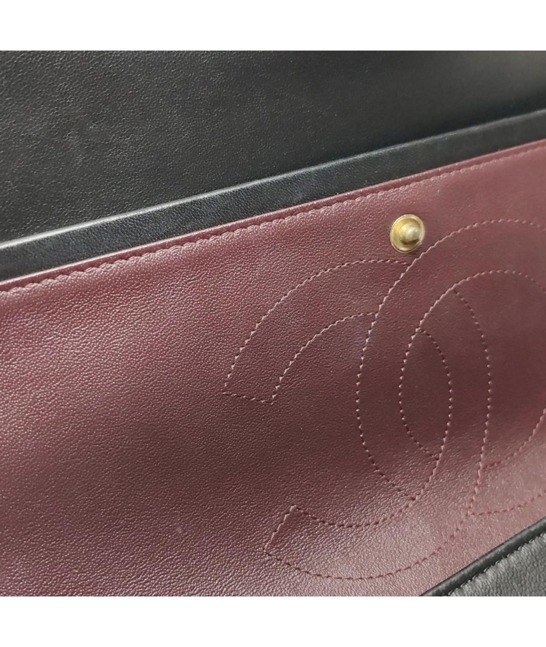 CHANEL Черная кожаная сумка через плечо, фото 6