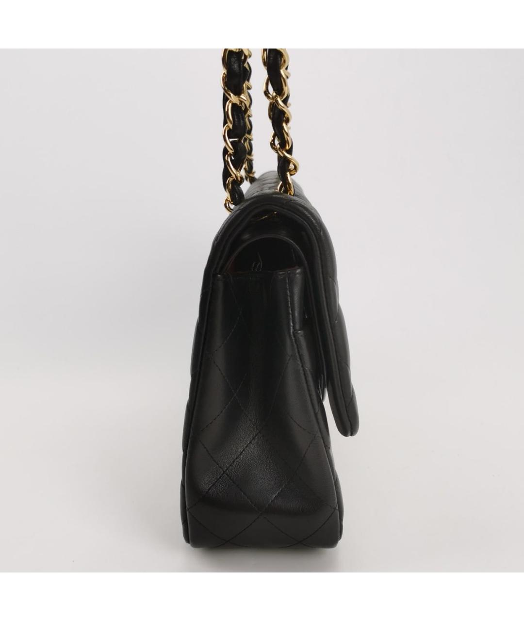 CHANEL Черная кожаная сумка через плечо, фото 2