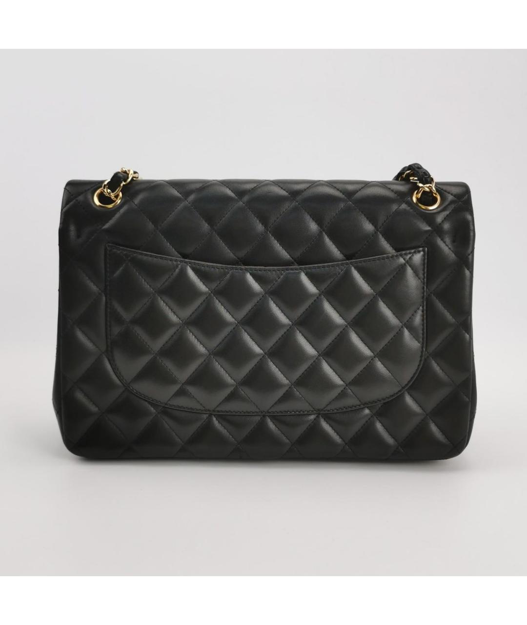 CHANEL Черная кожаная сумка через плечо, фото 4