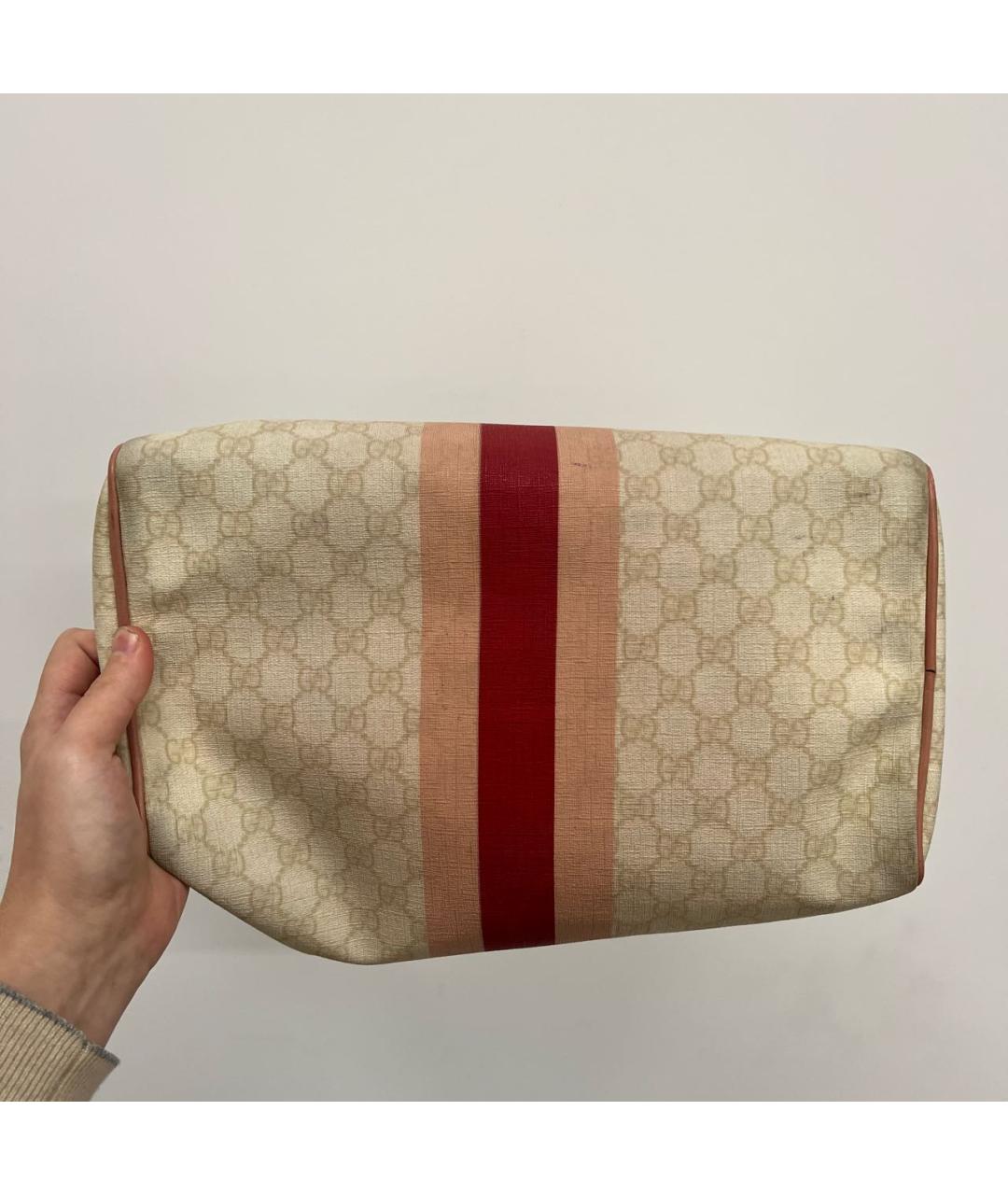 GUCCI Бежевая сумка с короткими ручками, фото 8