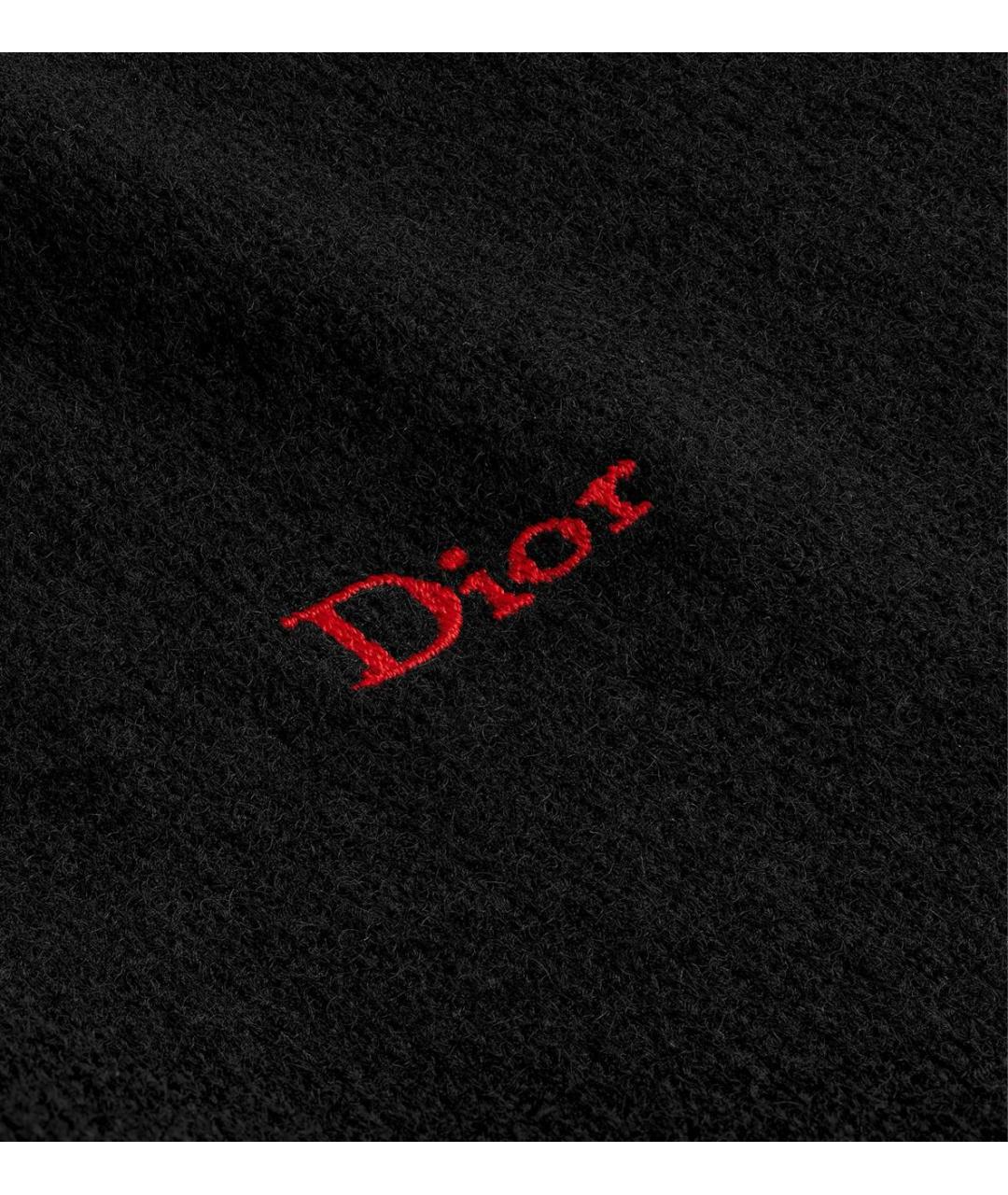 CHRISTIAN DIOR Черный кашемировый джемпер / свитер, фото 4