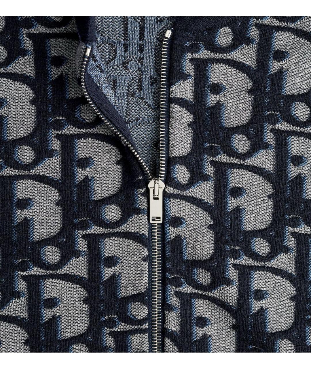 CHRISTIAN DIOR Темно-синяя хлопковая куртка, фото 4