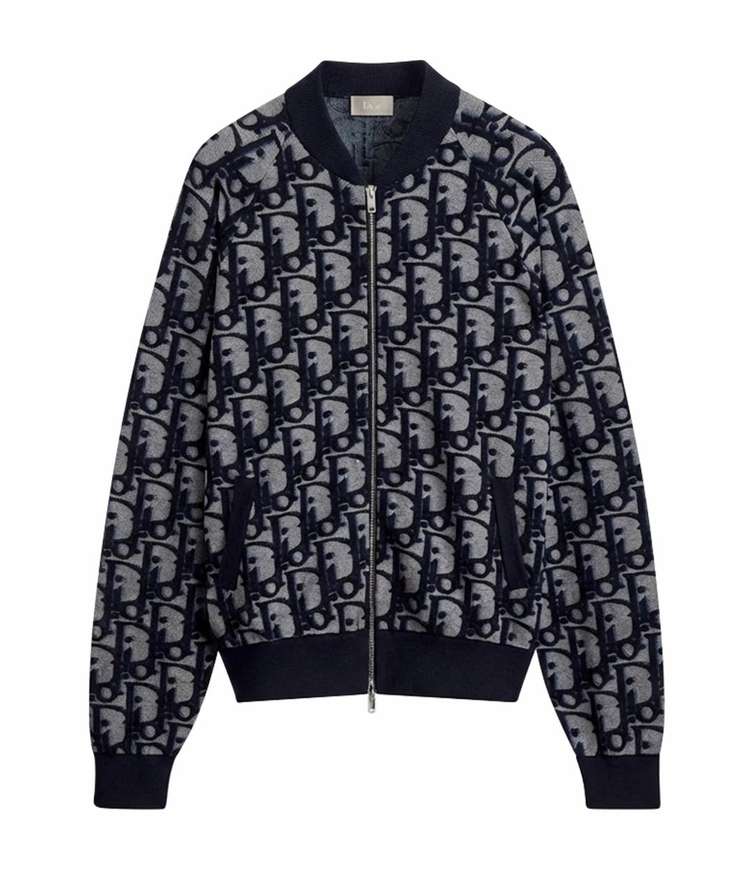 CHRISTIAN DIOR Темно-синяя хлопковая куртка, фото 1