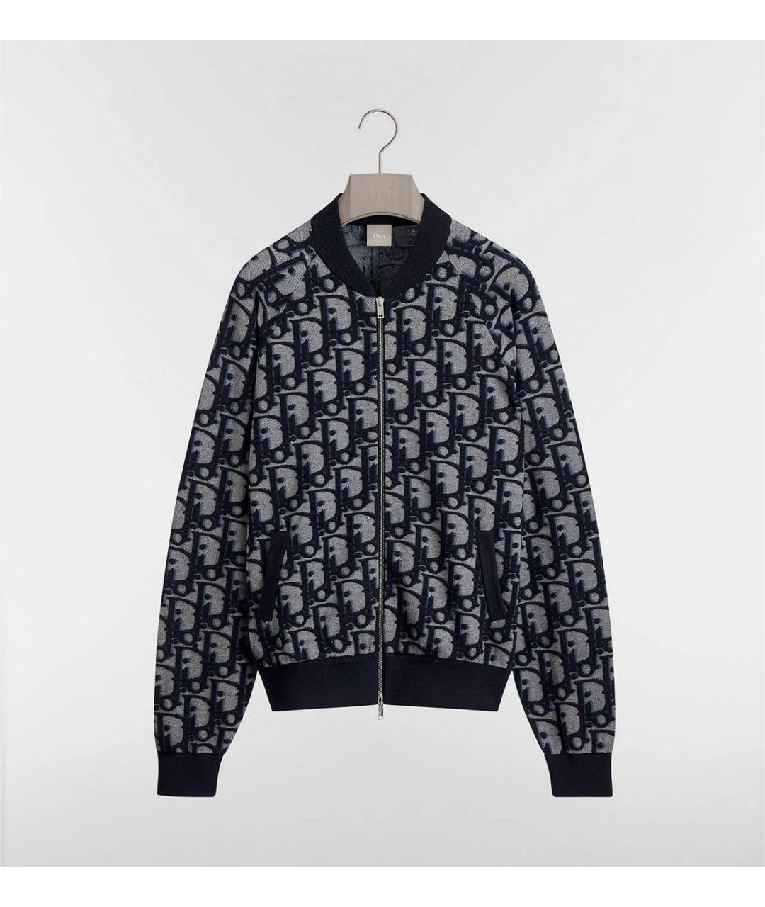 CHRISTIAN DIOR Темно-синяя хлопковая куртка, фото 5