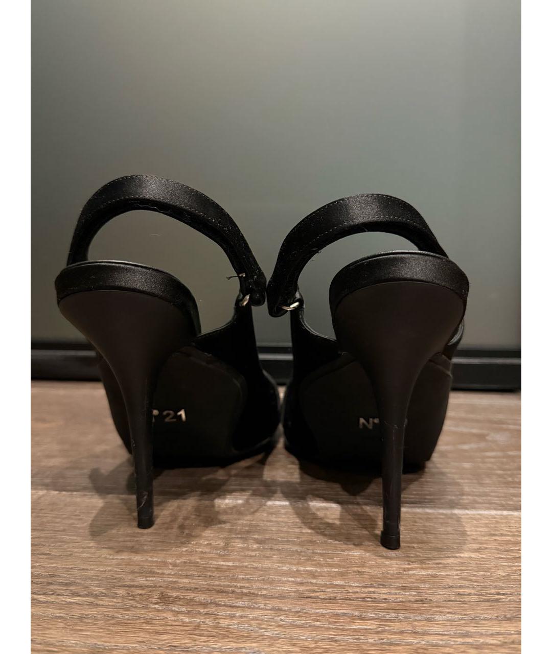 NO. 21 Черные текстильные туфли, фото 4