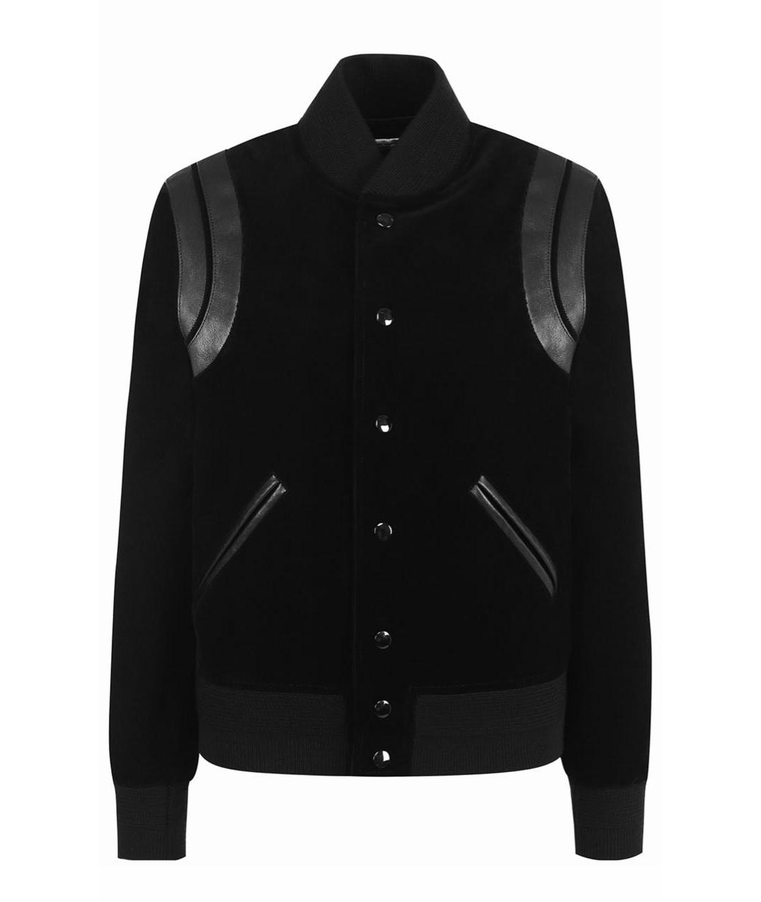 SAINT LAURENT Черная хлопковая куртка, фото 5