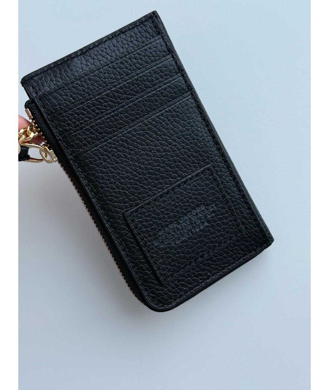 MARC JACOBS Черный кожаный кошелек, фото 3
