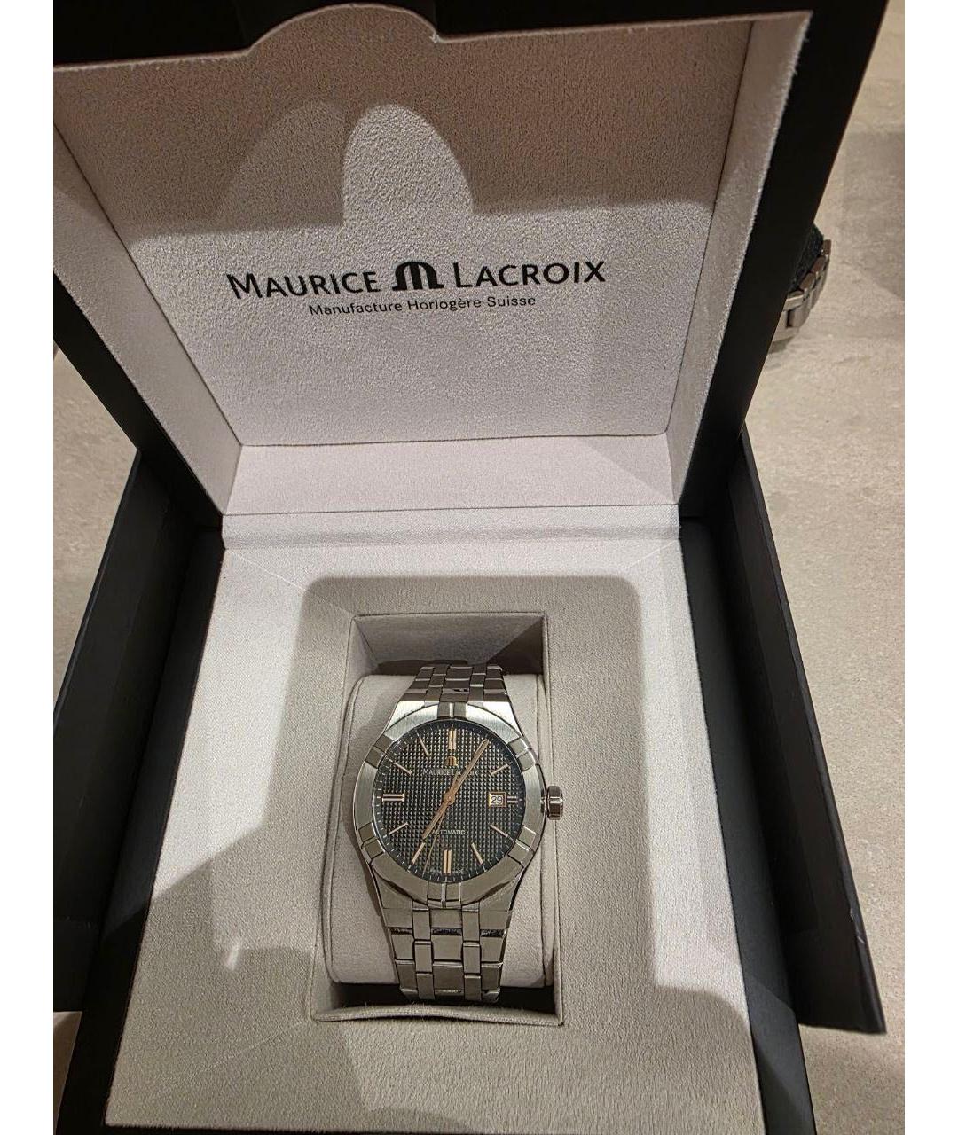 MAURICE LACROIX Бежевые часы, фото 5