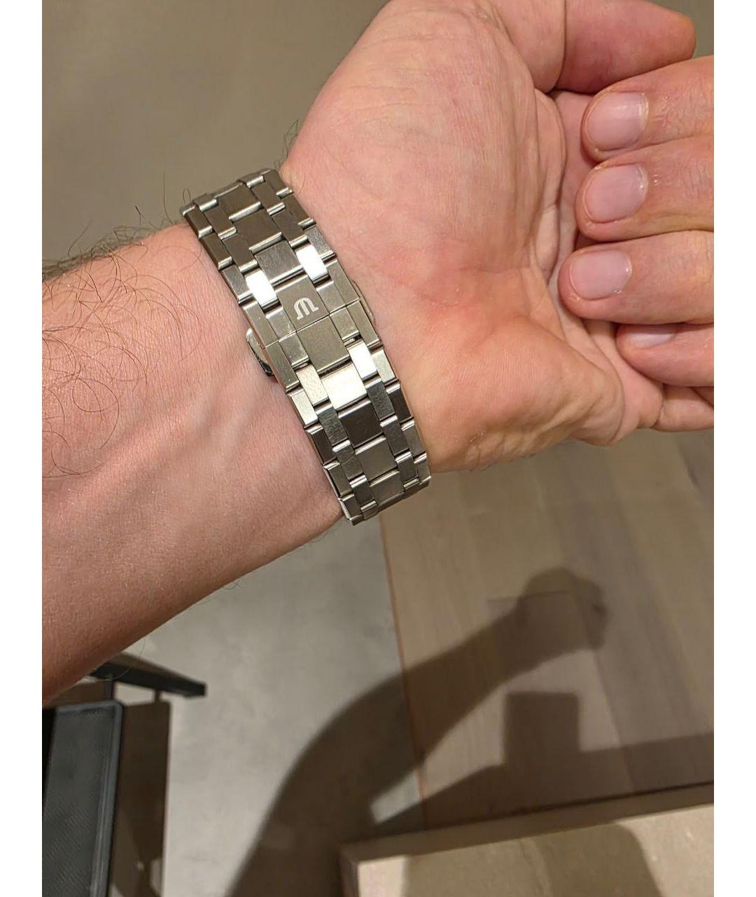 MAURICE LACROIX Бежевые часы, фото 3