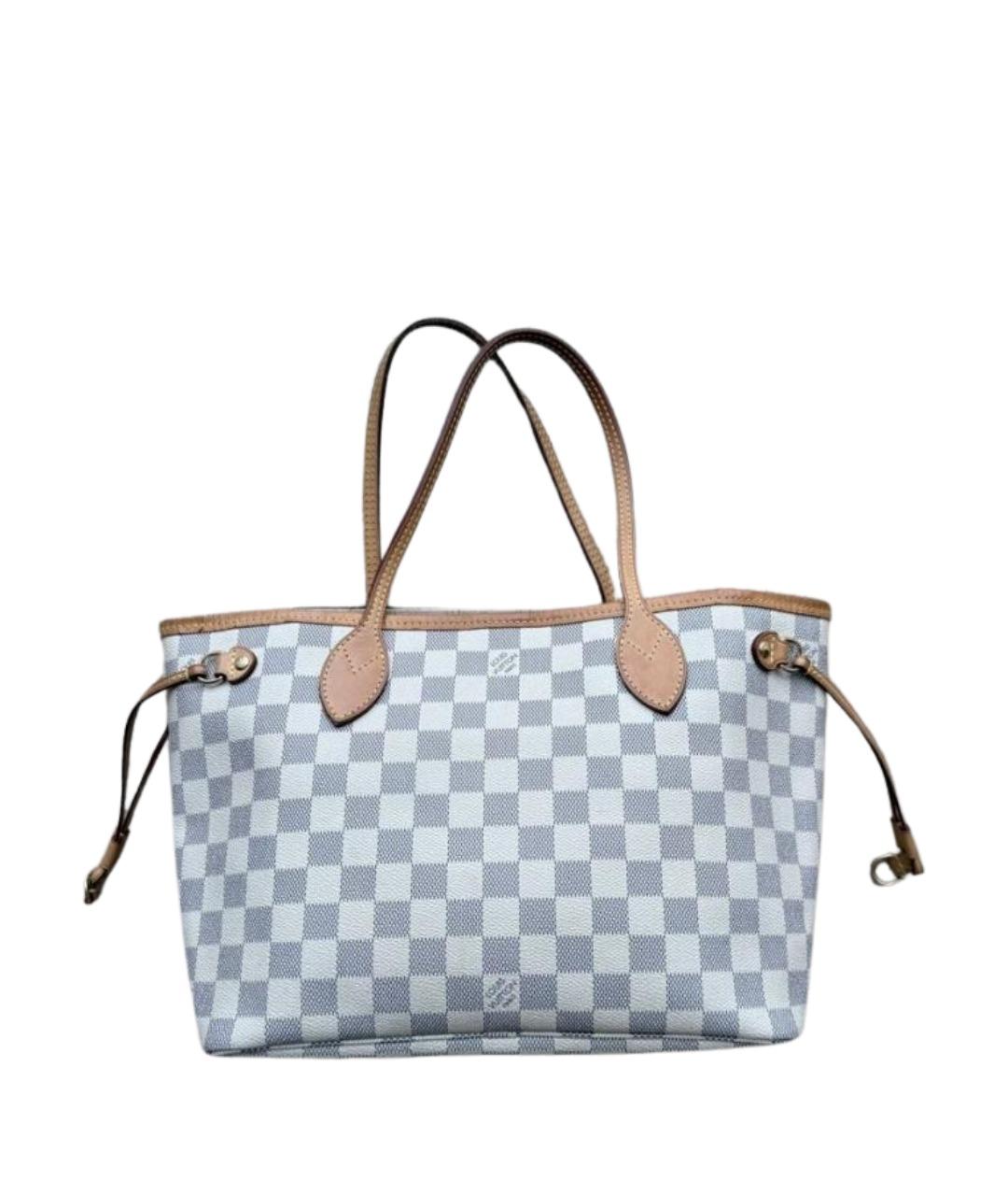 LOUIS VUITTON Белая сумка с короткими ручками из искусственной кожи, фото 1