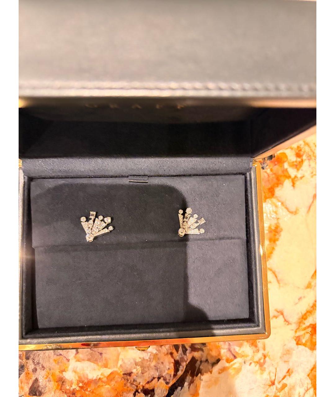 GRAFF Серебряные серьги из белого золота, фото 3