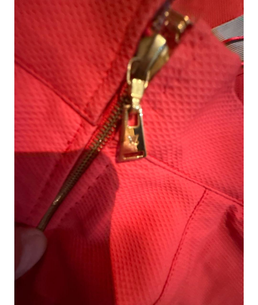 LOUIS VUITTON Коралловая хлопковая юбка миди, фото 2