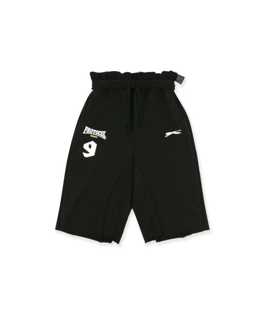 PROTOCOL INDEX Черные хлопковые шорты, фото 3