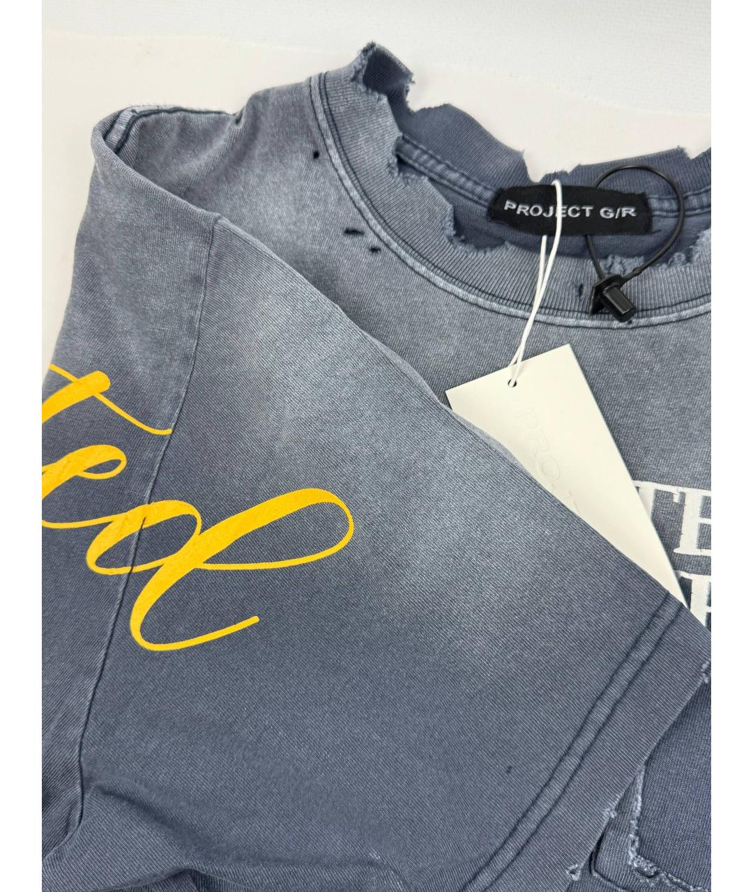 GRAILZ PROJECT G/R Темно-синяя хлопковая футболка, фото 5