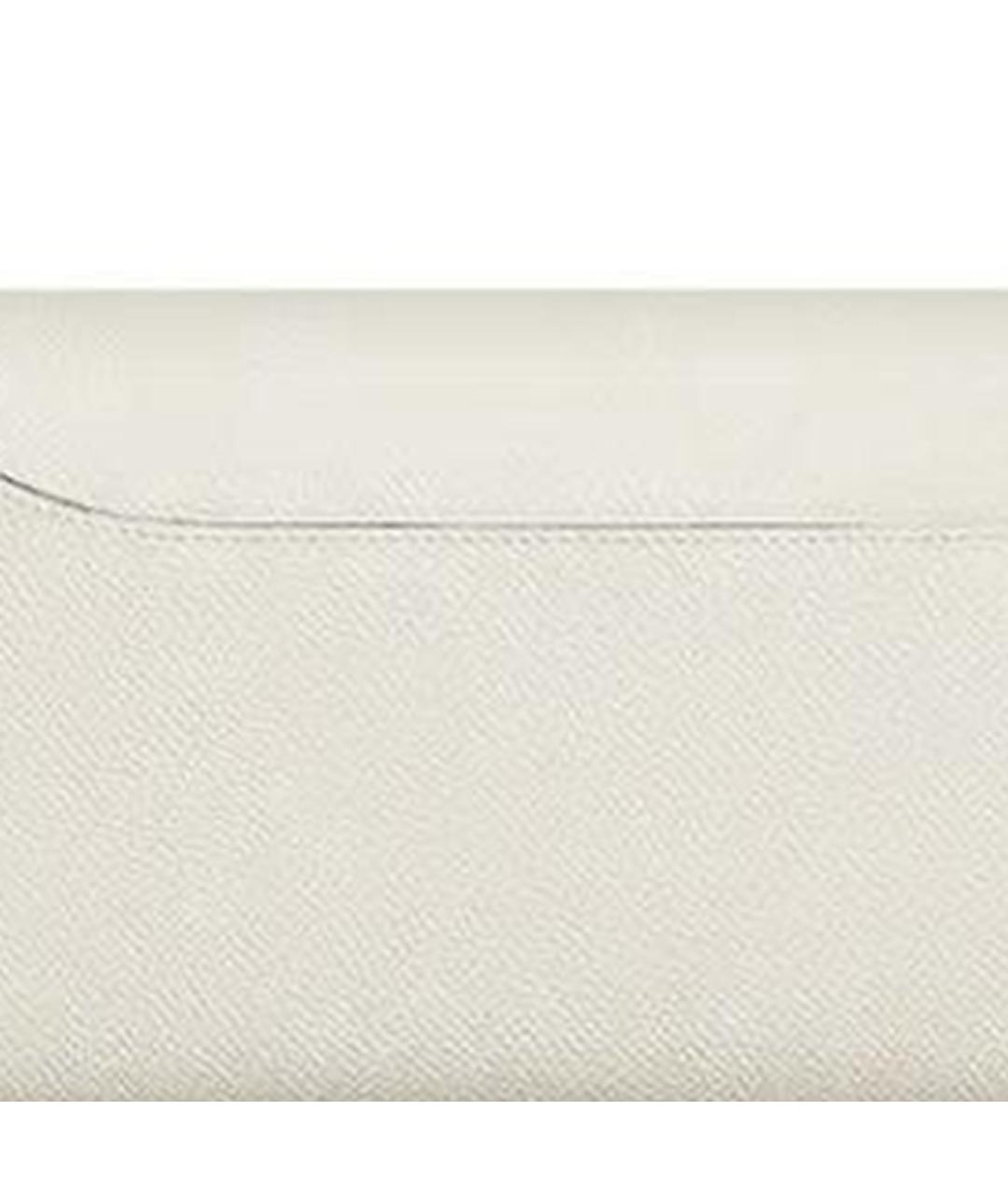 HERMES Белая кожаная сумка через плечо, фото 5