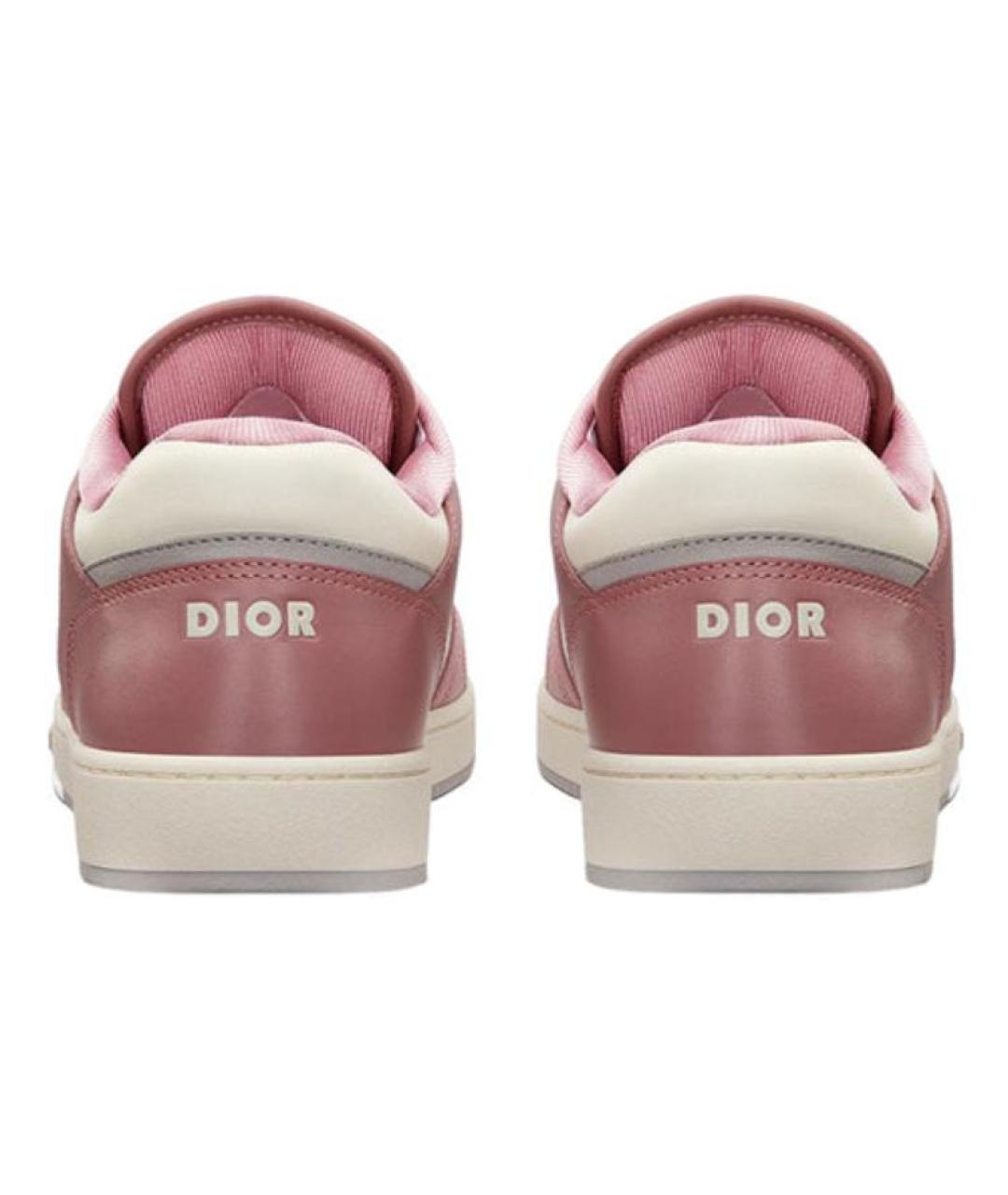 CHRISTIAN DIOR Розовые кожаные кроссовки, фото 5