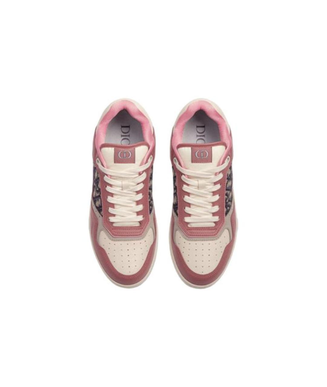 CHRISTIAN DIOR Розовые кожаные кроссовки, фото 4