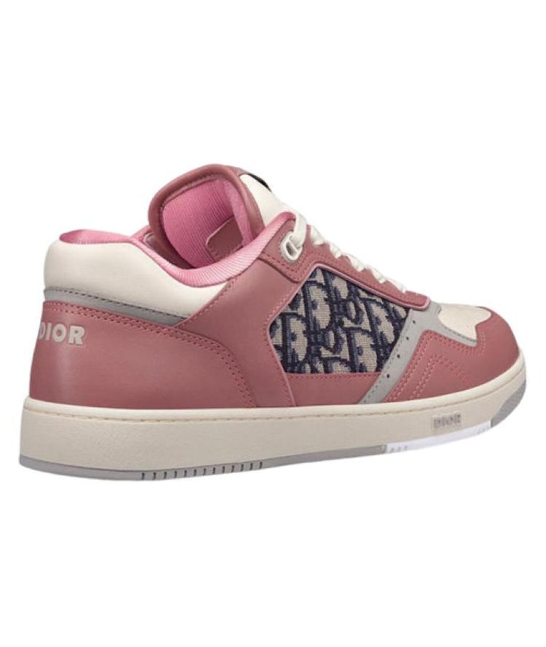 CHRISTIAN DIOR Розовые кожаные кроссовки, фото 3